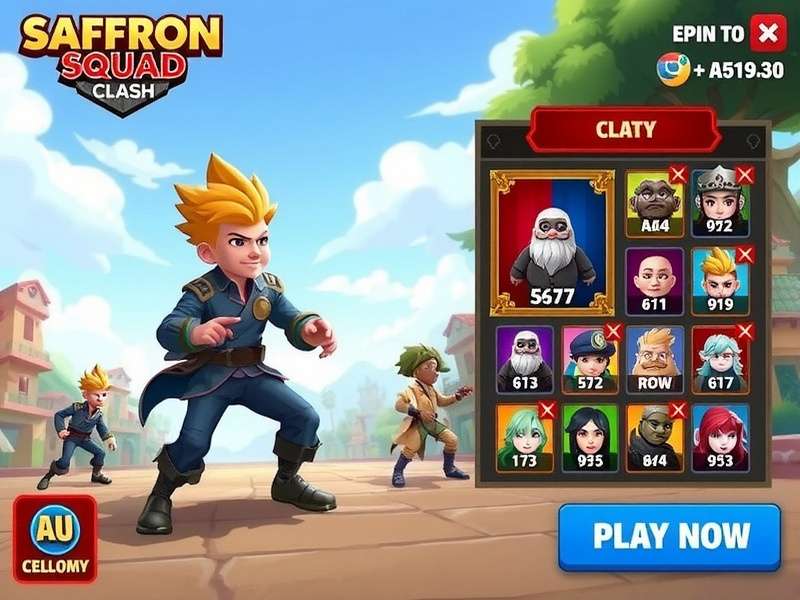 Saffron Squad Clash character customization